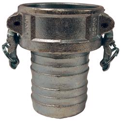 Plated Malleable Iron Boss-Lock™ Type C Coupler x Hose Shank